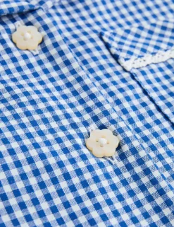 2 Pack Girls' Plus Fit Gingham School Dresses (2-15 Yrs)