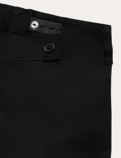 2 Pack Girls' Plus Fit Regular Leg Trousers (2-18 Yrs)