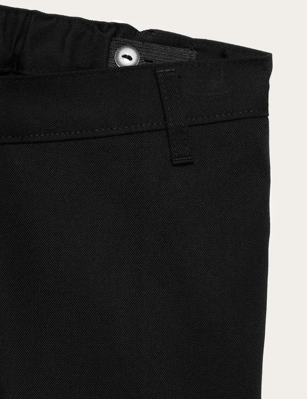 2 Pack Girls' Regular Leg Slim Waist School Trousers