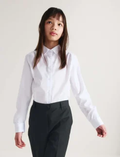 2 Pack Girls Regular Leg Trousers (2-18 Yrs)