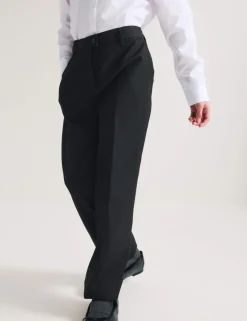 2 Pack Girls Regular Leg Trousers (2-18 Yrs)