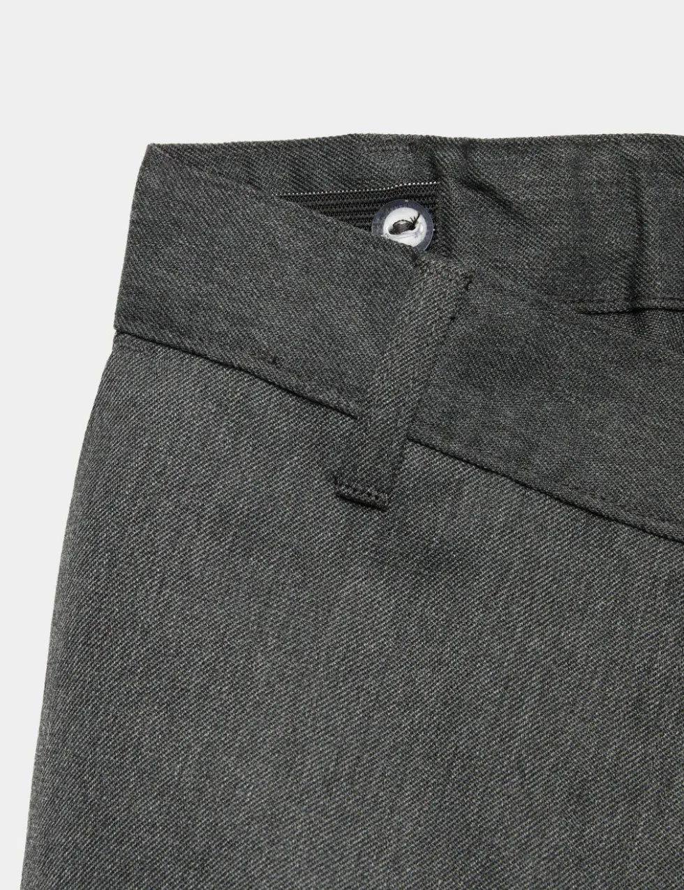 2 Pack Girls' Skinny Leg School Trousers (2-18 Yrs)