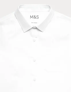 2 Pack Girls' Slim Fit Non-Iron School Shirts (2-18 Yrs)