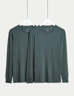 2 Pack Heatgen™ Light Thermal Long Sleeve Tops