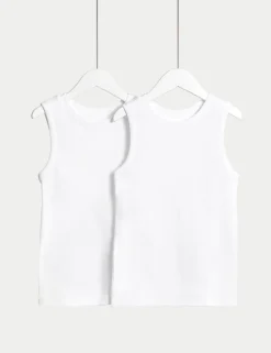 2 Pack Heatgen™ Thermal Vests (2-14 Yrs)