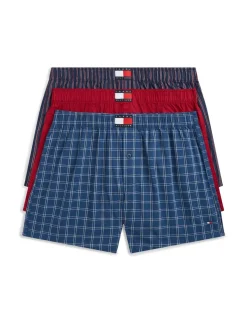 3 Pack Heritage Pure Cotton Woven Boxers