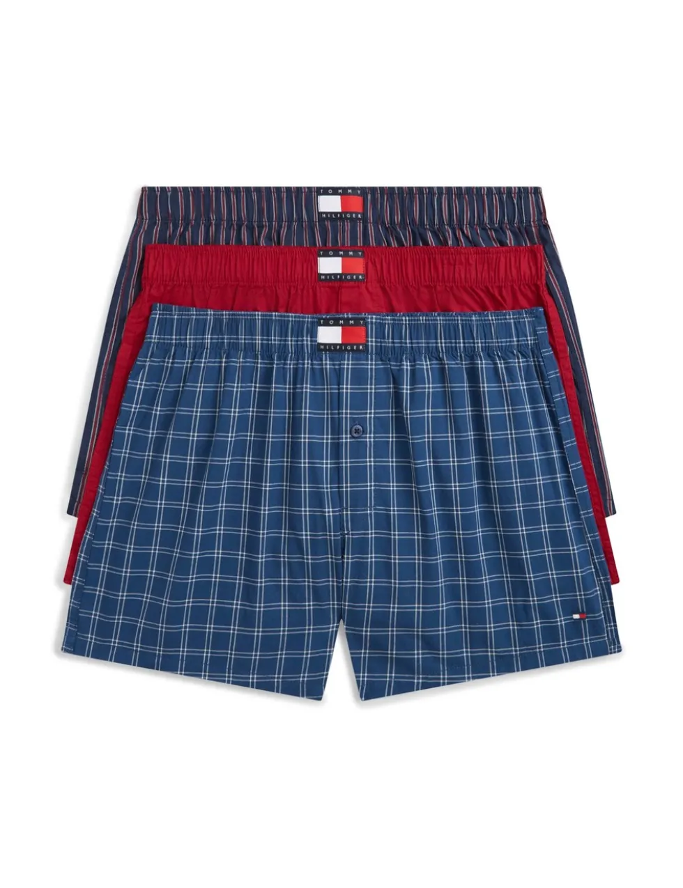 3 Pack Heritage Pure Cotton Woven Boxers