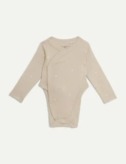 2 Pack Hip Dysplasia Pure Cotton Bodysuits (7lbs-1 Yrs)