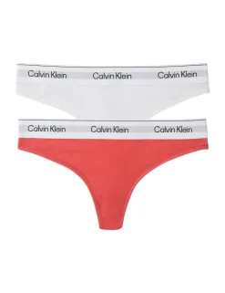 2 Pack Icon Cotton Modal Brazilian Thongs