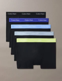 5 Pack Icon Cotton Stretch Logo Trunks