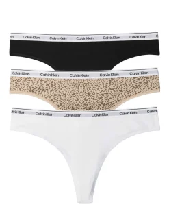 3 Pack Icon Logo Cotton Rich Brazilian Knickers