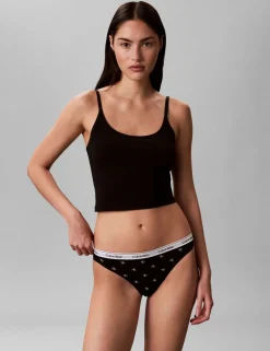 5 Pack Icon Logo Cotton Rich Bikini Knickers