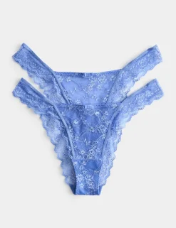 2 Pack Ida Lace Miami Knickers