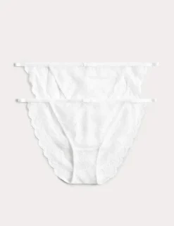 2 Pack Ida Lace Tanga Bikini Kickers