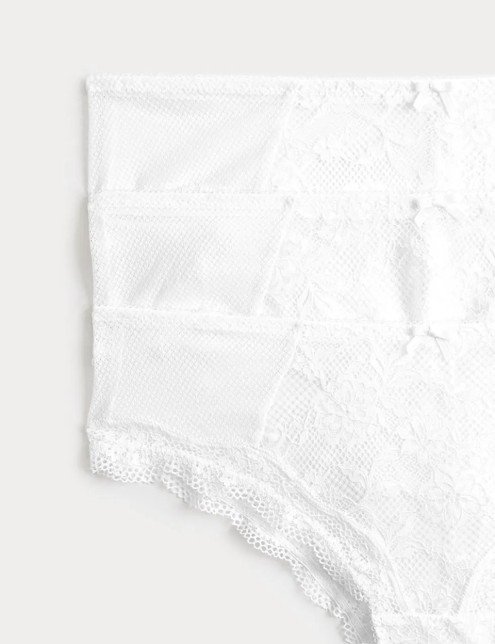 3 Pack Jasmine All Over Lace Hipster Knickers