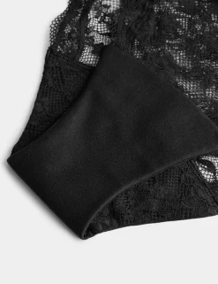 2 Pack Jasmine Lace High Leg Period Knickers