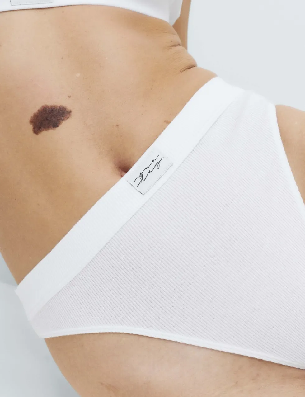 2 Pack Juni Cotton Rib High Waisted Thongs