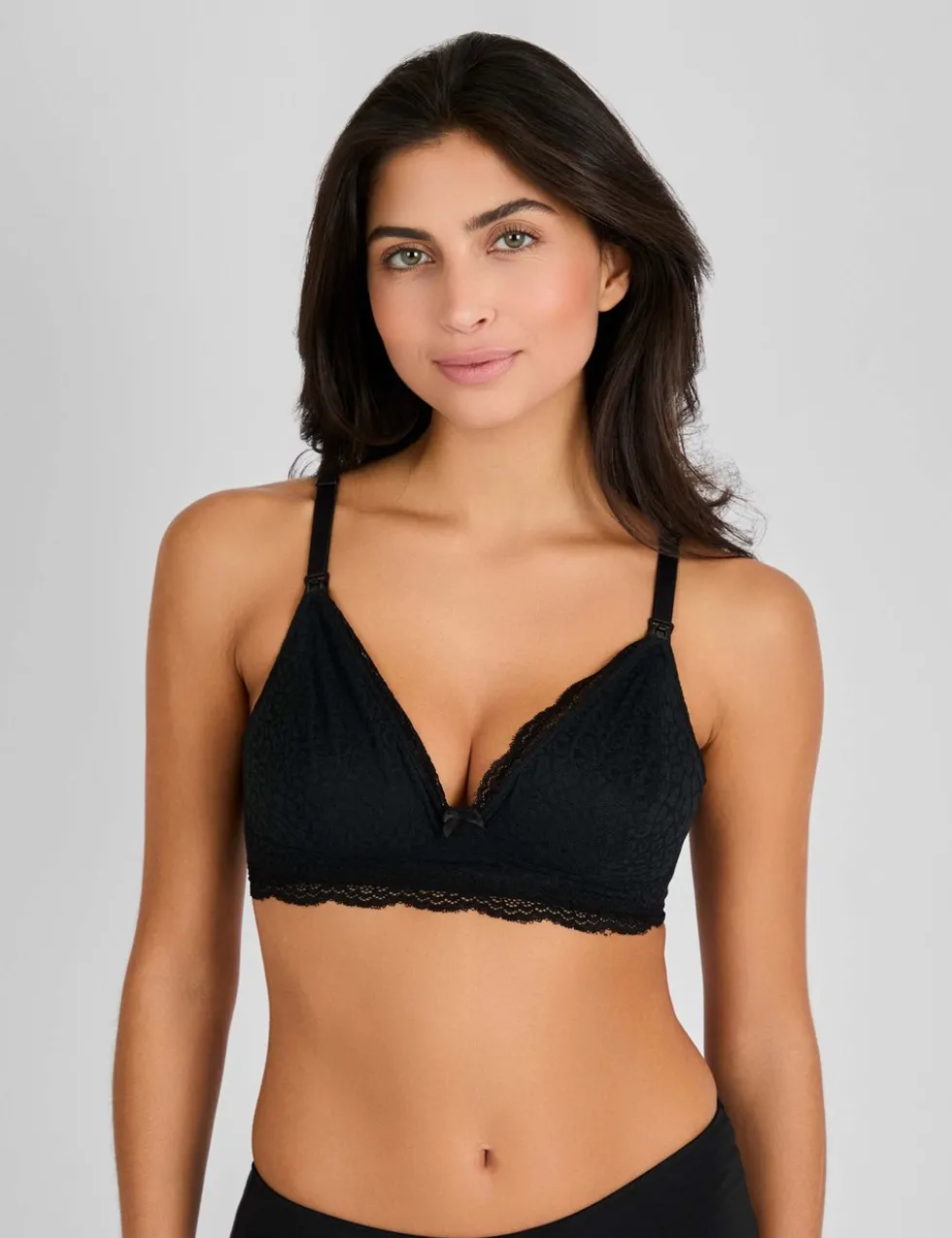 2 Pack Lace Non Wired Maternity Nursing Bras