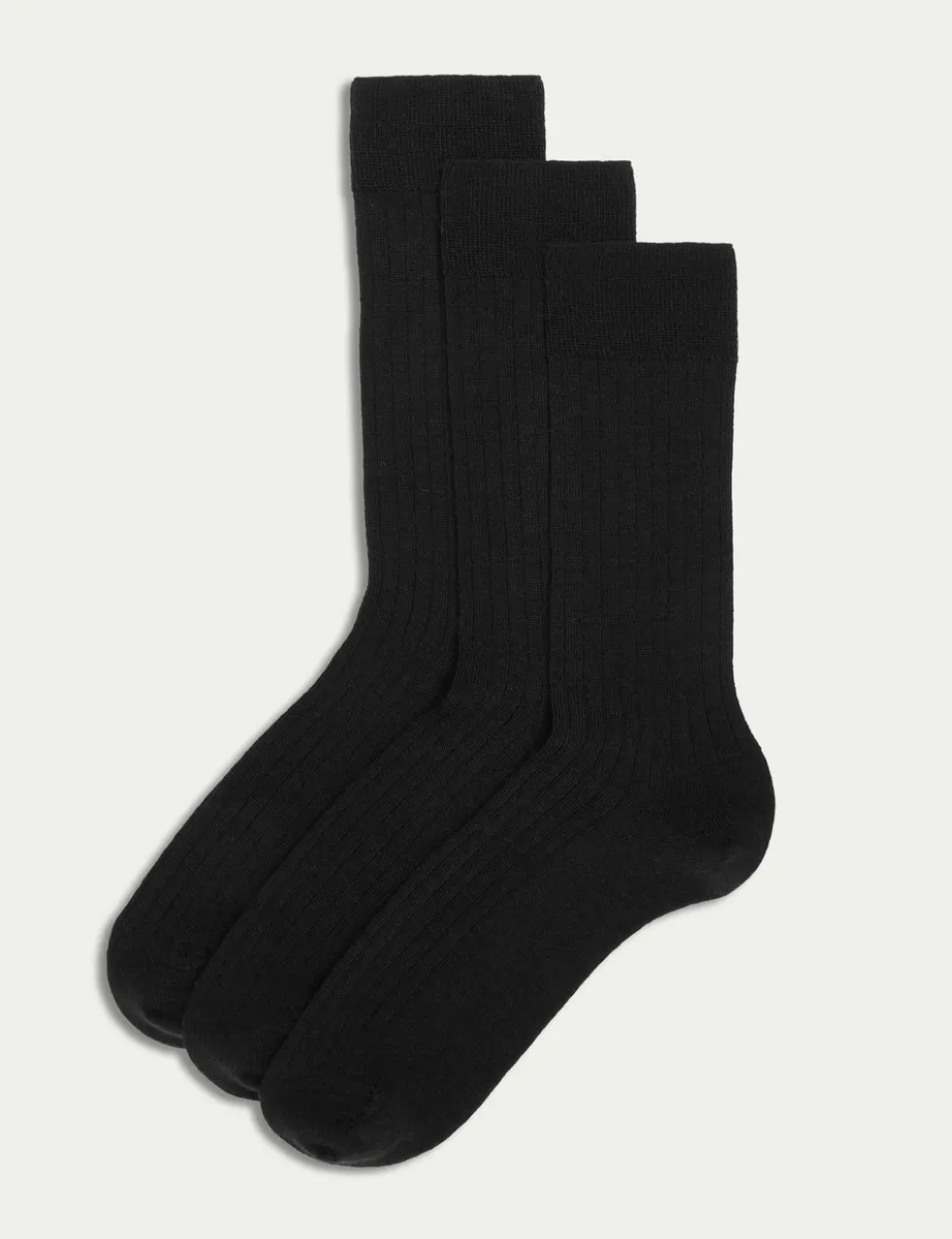 3 Pack Lambswool Rich Socks