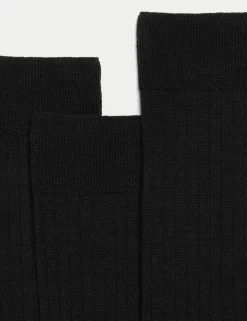 3 Pack Lambswool Rich Socks