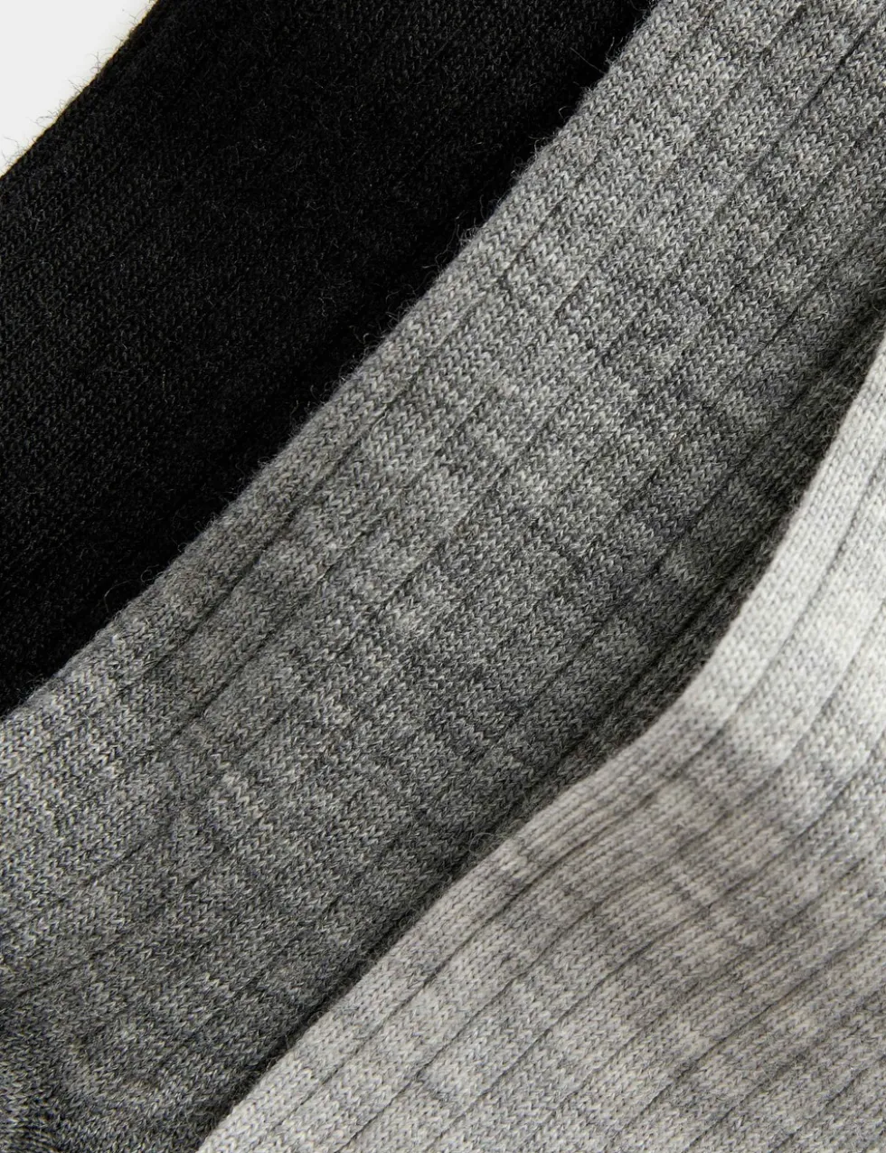 3 Pack Lambswool Rich Socks