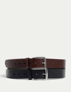 2 Pack Leather Belts