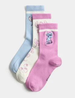 3 Pack Lilo & Stitch™ Socks (6 Small-7 Large)
