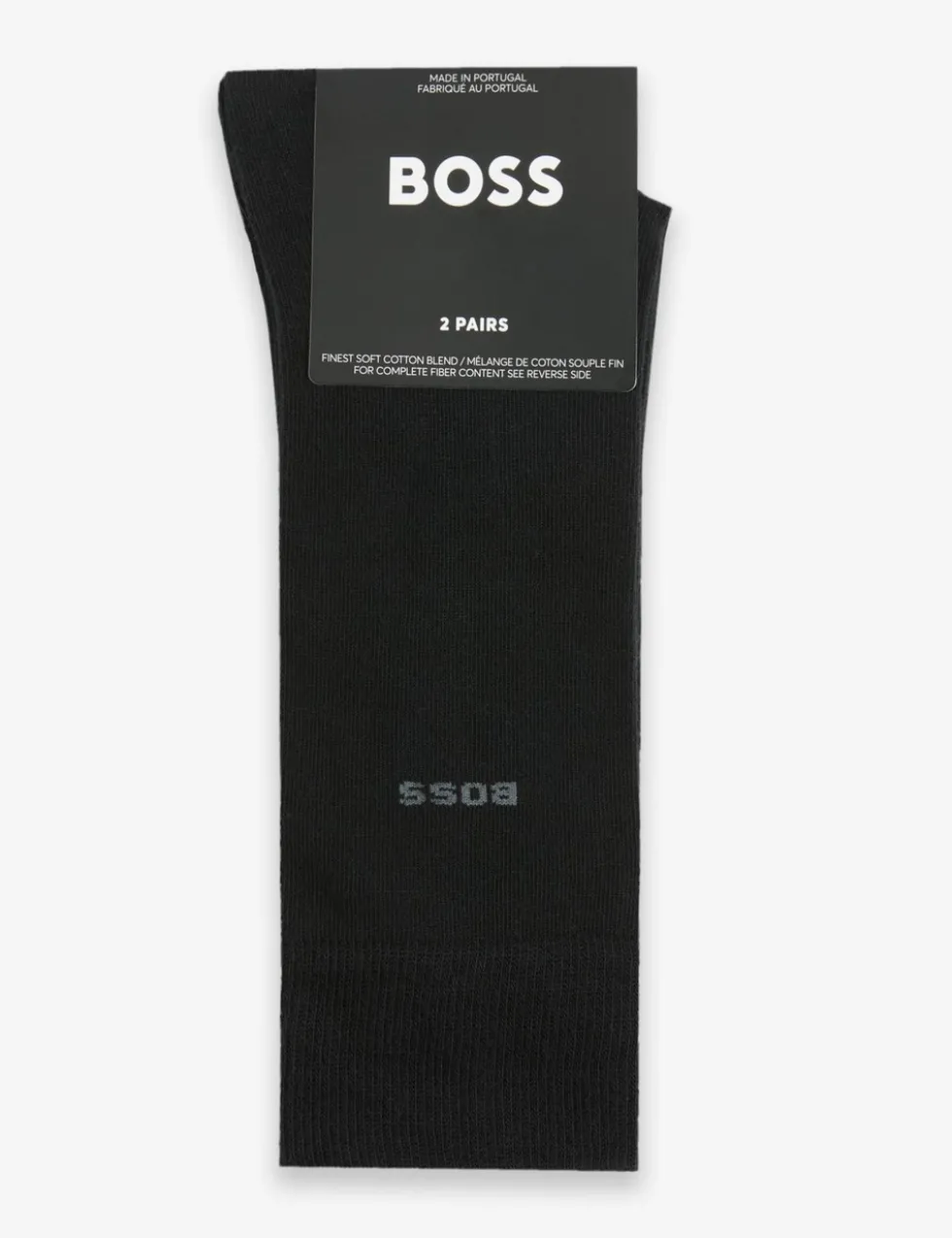 2 Pack Logo Cotton Rich Socks