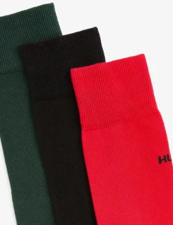 3 Pack Logo Cotton Rich Socks