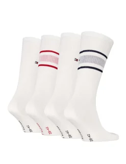 4 Pack Logo Cotton Rich Sports Socks Gift Box