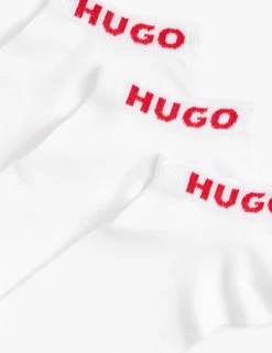 3 Pack Logo Cotton Rich Trainer Socks