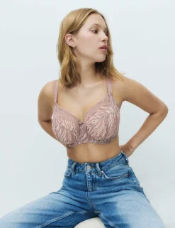 2 Pack Mesh Extra Support Bras (F-J)