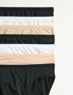 7 Pack Microfibre High Leg Knickers
