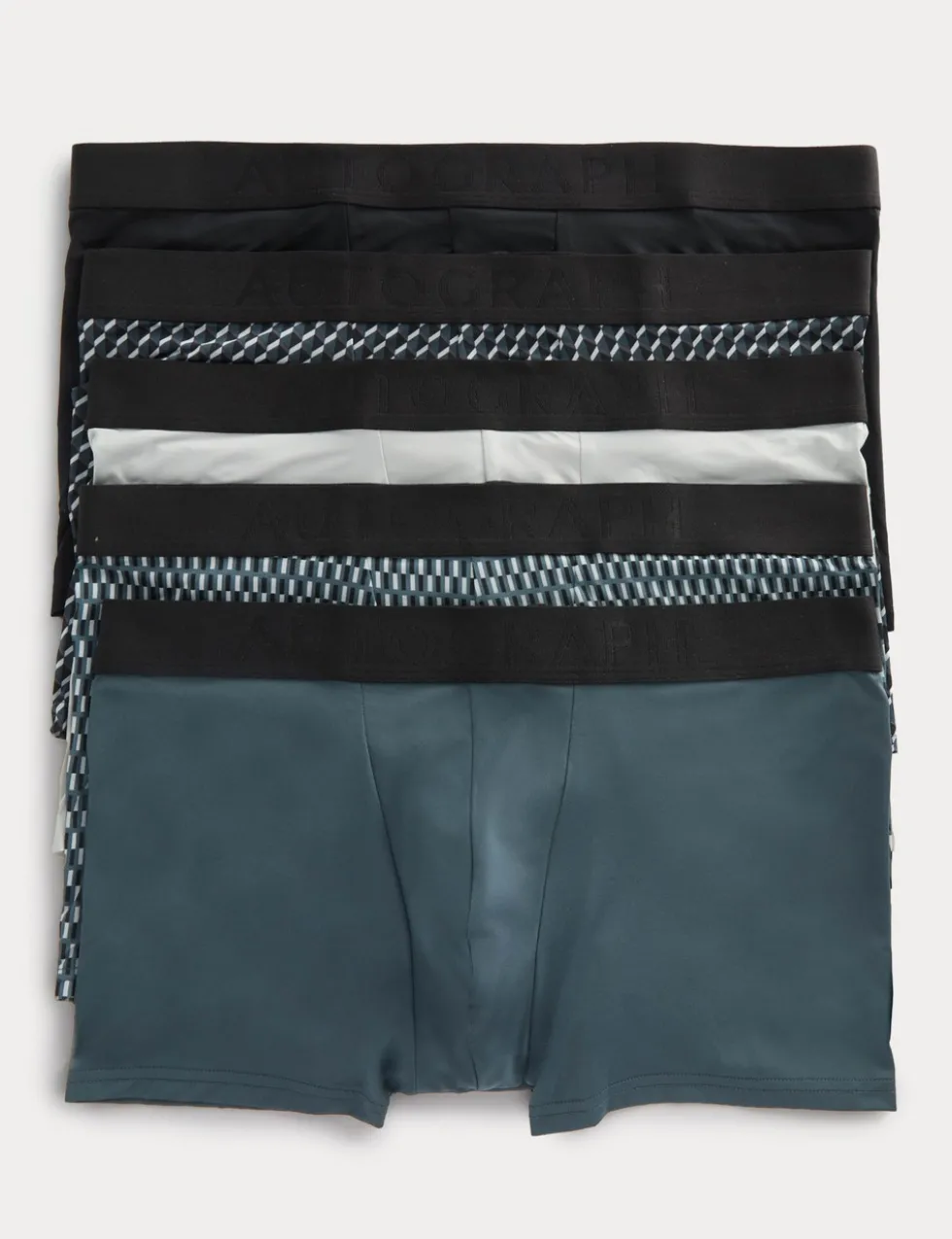 5 Pack Microskin Geometric Hipsters