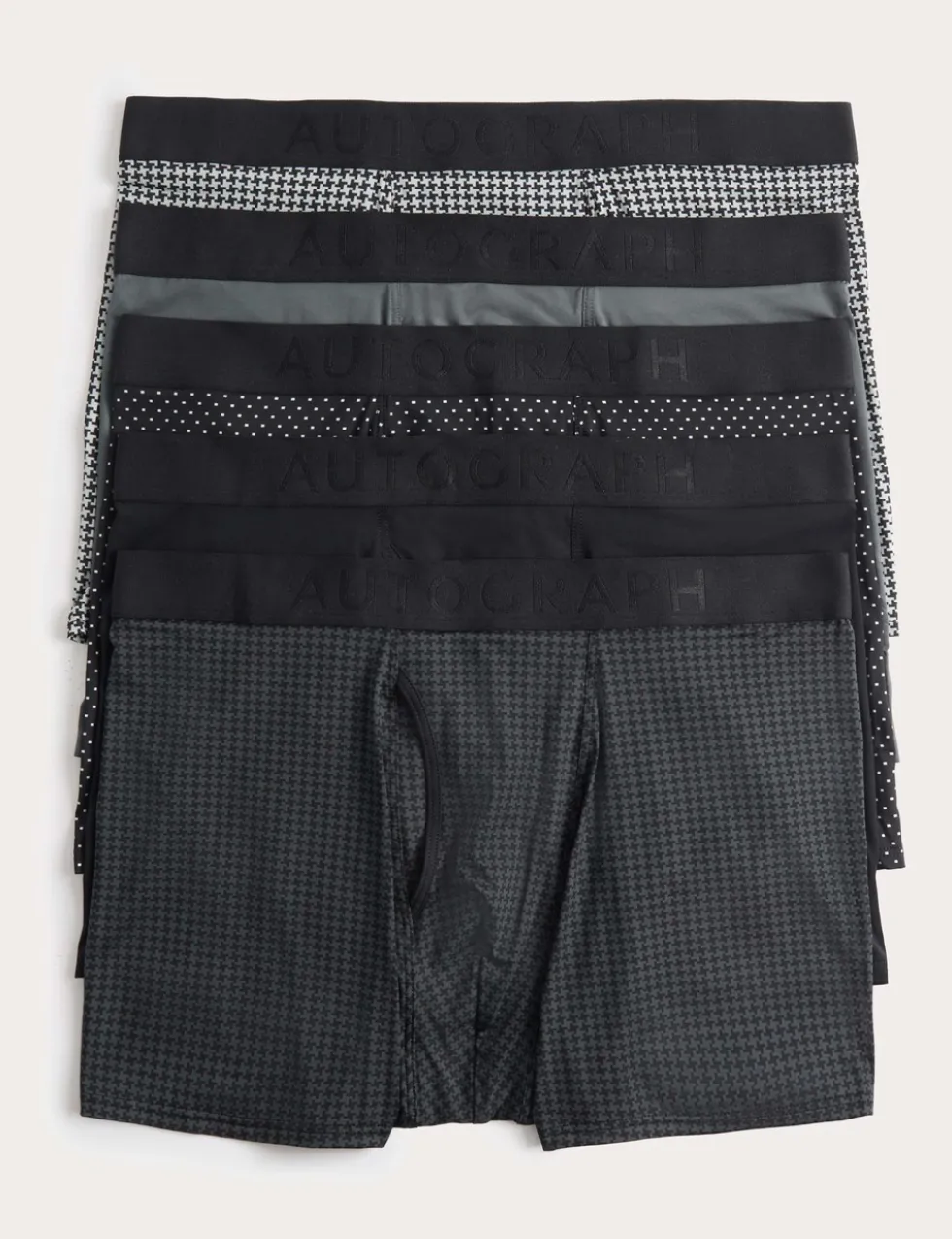 5 Pack Microskin Geometric Trunks