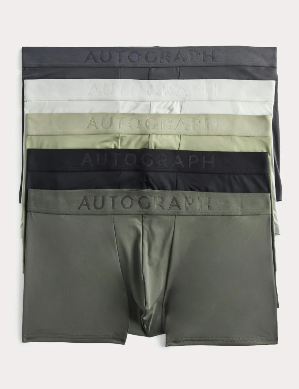 5 Pack Microskin Seasonal Plain Hipsters