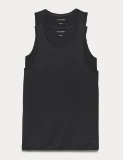 2 Pack Modal Rich 360 Flex Sleeveless Vest