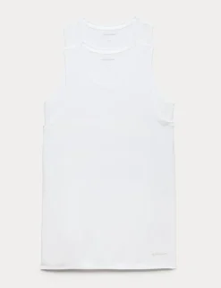 2 Pack Modal Rich 360 Flex Sleeveless Vest