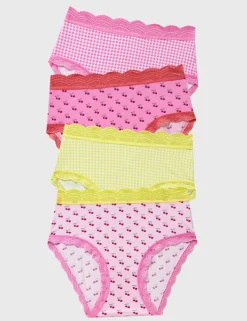 4 Pack Modal Rich Cherry Full Briefs