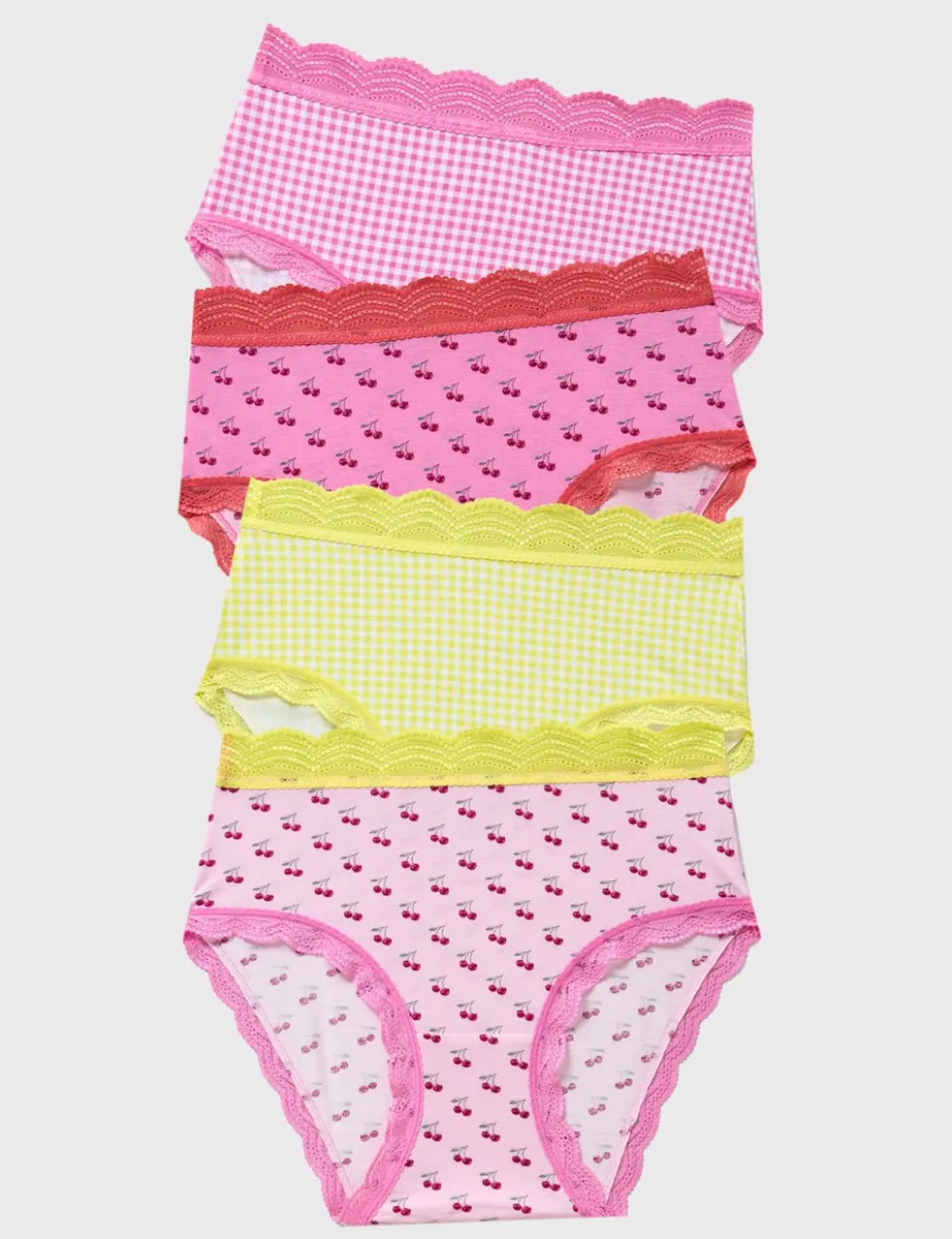 4 Pack Modal Rich Cherry Full Briefs