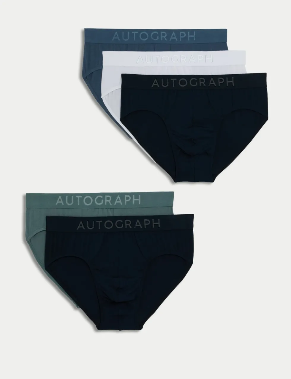 5 Pack Modal Stretch 360 Flex Briefs