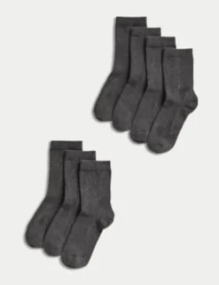 7 Pack of Ankle School Socks