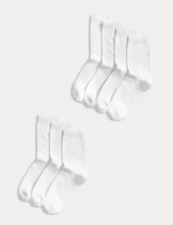 7 Pack of Ankle School Socks