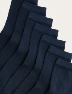 7 Pack of Ankle School Socks