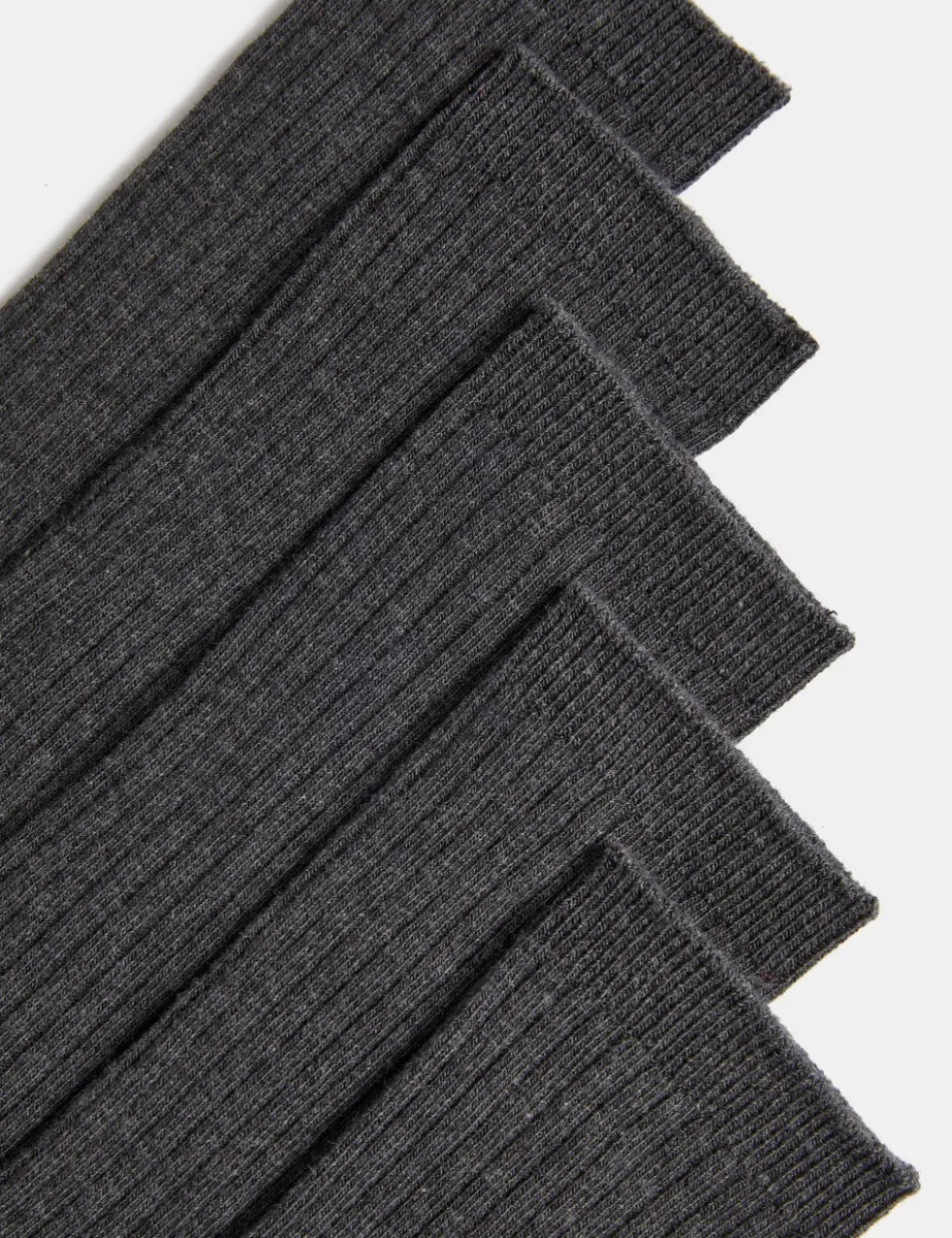 5 Pack of Long Ribbed School Socks
