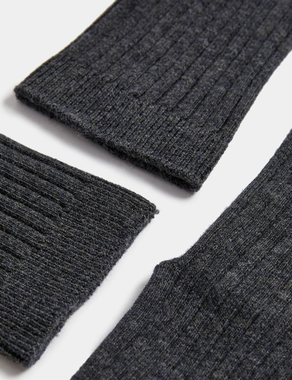 5 Pack of Ribbed School Socks