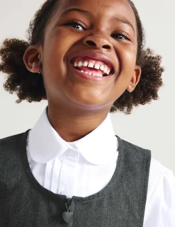2 Pack Pleated Pinafore School Dresses (2-12 Yrs)