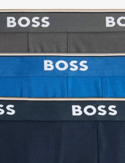 3 Pack Power Cotton Rich Logo Boxer Briefs