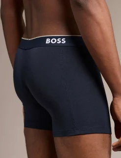 3 Pack Power Cotton Rich Logo Boxer Briefs