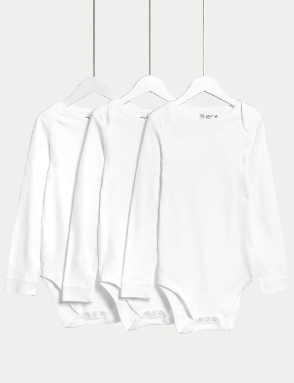 3 Pack Pure Cotton Adaptive Bodysuits (3-16 Yrs)